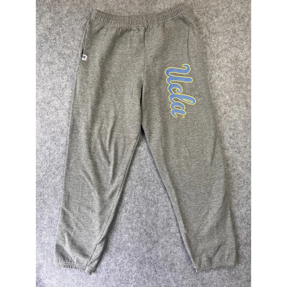 Russell Athletic UCLA Sweatpants Small Grey Vintage Collegiate Joggers